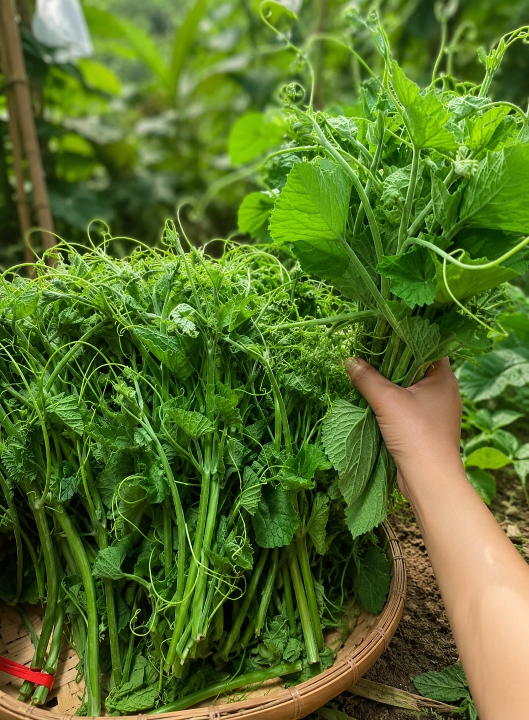 फर्सीको मुन्टा (Pumpkin Shoots)